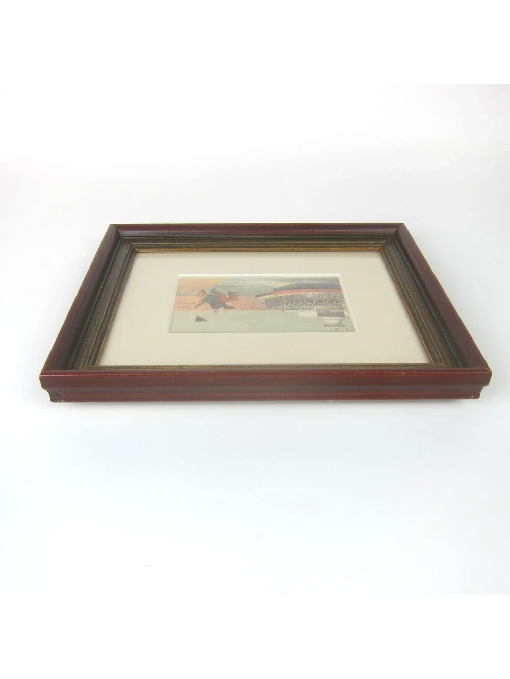 Currier & Ives Litho Print Bound To Hear Beecher Brooklyn Ferry Antique 1870s